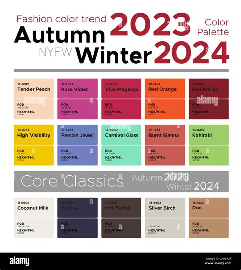 fall 2024 fashion colors|autumn winter 2024 color trends.